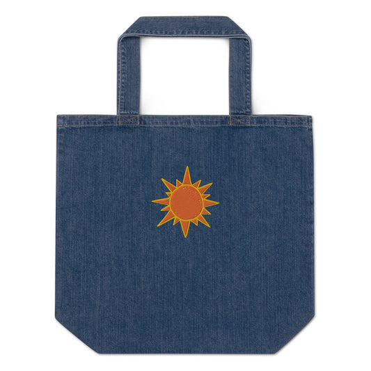 It's a Sunny Day!, Organic denim tote bag